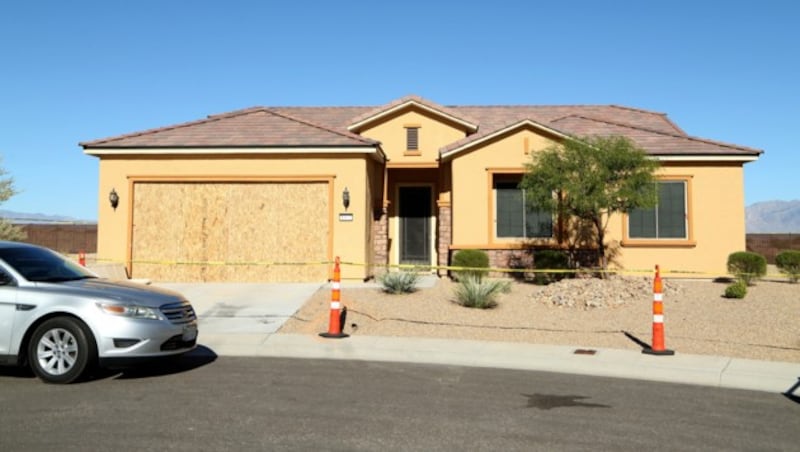 Eines von Paddocks Anwesen: Dieses Haus steht in Mesquite, 130 Kilometer von Las Vegas entfernt. (Bild: AFP)