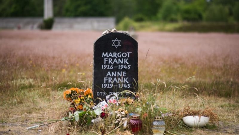 Gedenkstätte für die Schwestern Anne und Margot Frank in Deutschland (Bild: AFP)