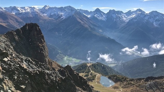 Die Blauspitze (links im Vordergrund) (Bild: Hannes Wallner)