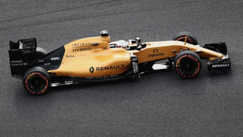 Kevin Magnussen im Renault (Bild: AFP)