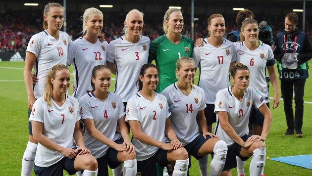 Norwegens Frauen-Nationalteam darf sich über eine Verdoppelung der Prämien freuen. (Bild: AFP)