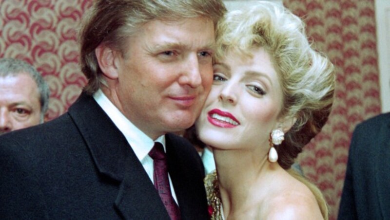 Donald Trump mit Marla Maples (Bild: AFP)