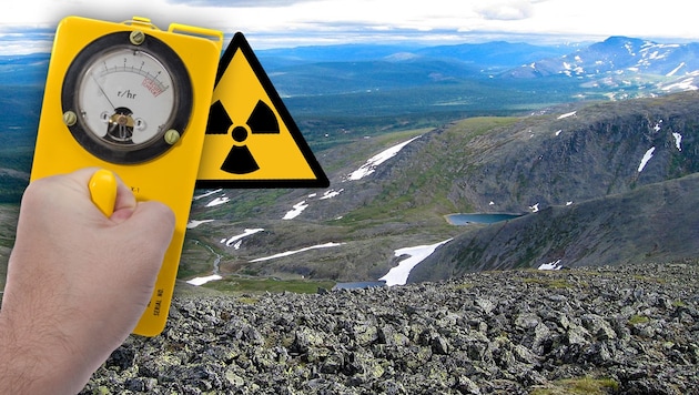 Experten vermuten die Quelle der Radioaktivität im Ural. (Bild: Flickr/ugraland, stock.adobe.com, krone.at-Grafik)