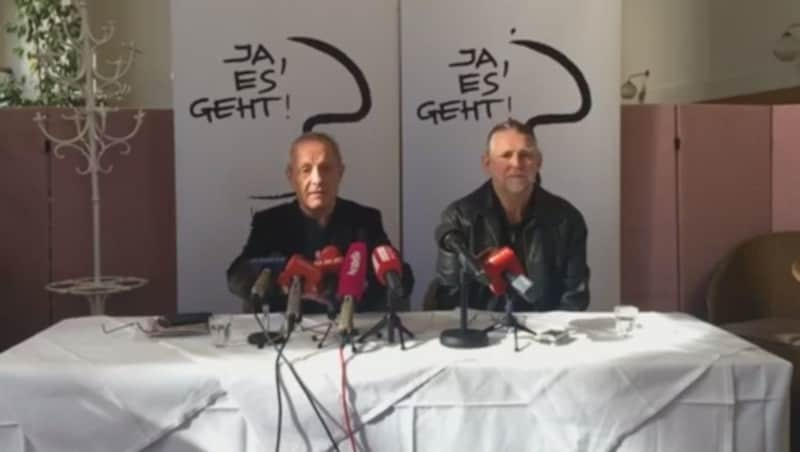 Peter Pilz und Alfred Noll (Bild: Screenshot Facebook)