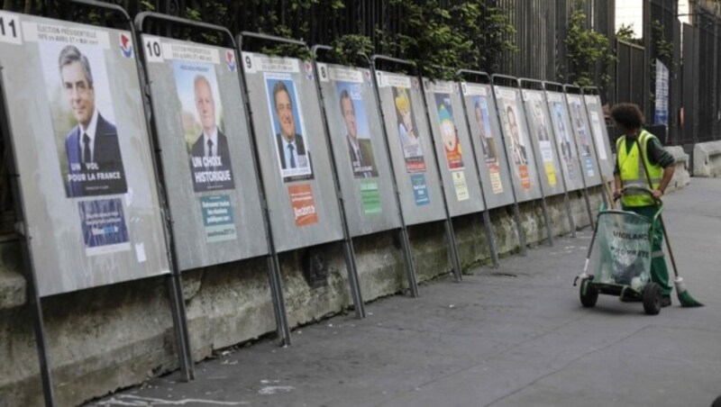 Zwölf Kandidaten traten zur Präsidentschaftswahl an. (Bild: AFP)