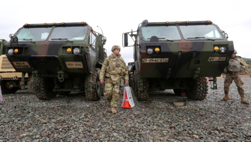 Einheiten der US-Marines in Südkorea (Bild: AP)