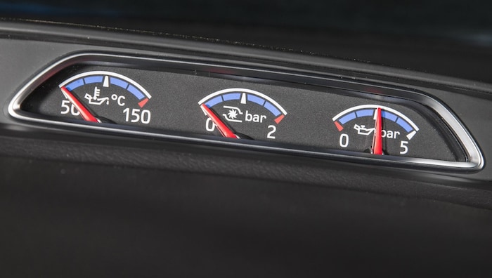 Die Zusatzinstrumente sind Serie.