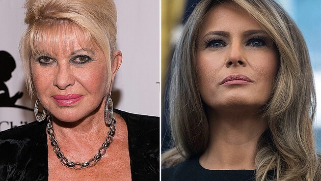 Ivana Trump zog sich den Zorn von Melania Trump zu. (Bild: AFP)