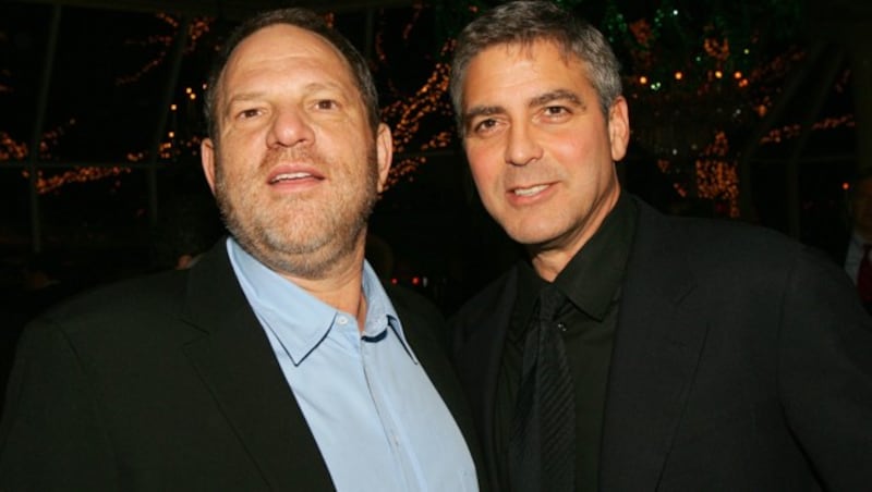 Harvey Weinstein und George Clooney (Bild: 2006 Getty Images)