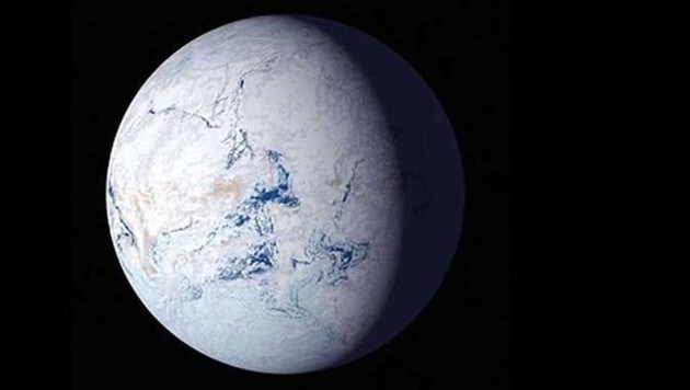 Künstlerische Illustration: So könnte die Erde damals ausgesehen haben. (Bild: NASA)