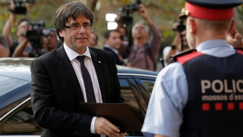 Carles Puigdemont (Bild: AP)