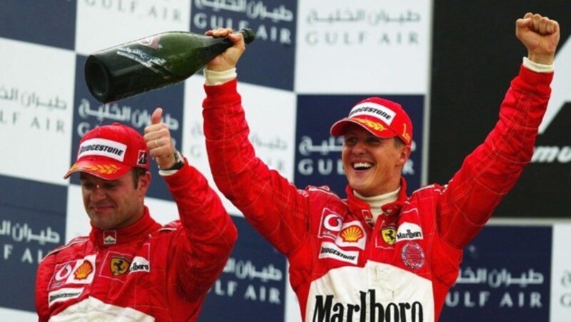Michael Schumacher gewann 2001 den Großen Preis von Monaco. Teamkollege Rubens Barrichello wurde 2. (Bild: Sotheby's)
