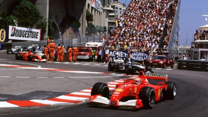 Michael Schumacher beim Großen Preis von Monaco 2001 (Bild: Sotheby's)