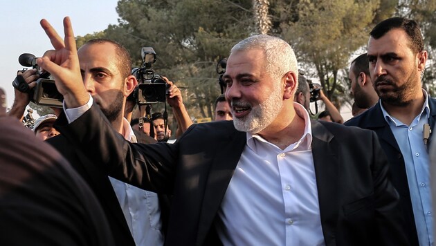 Hamas-Chef Ismail Haniye (Bild: AFP)