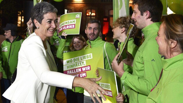 Grünen-Spitzenkandidatin Ulrike Lunacek muss um den Verbleib im Parlament zittern. (Bild: APA/HANS PUNZ)