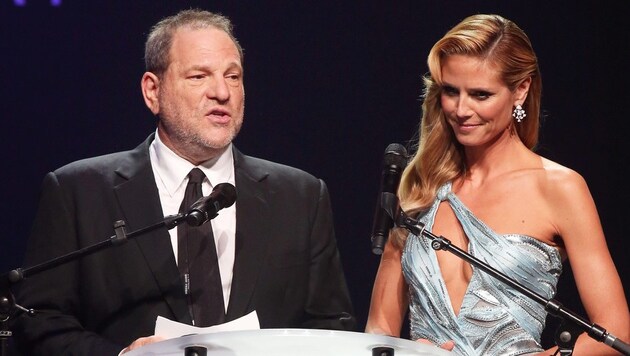 Heidi Klum und Harvey Weinstein (Bild: www.PPS.at)