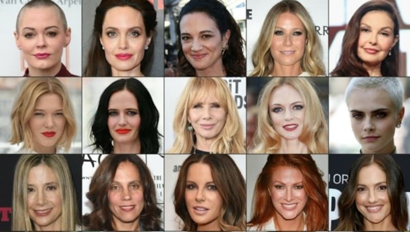 Zu den Betroffenen zählen unter anderem Rose McGowan, Angelina Jolie, Gwyneth Paltrow und Cara Delevingne. (Bild: AFP)