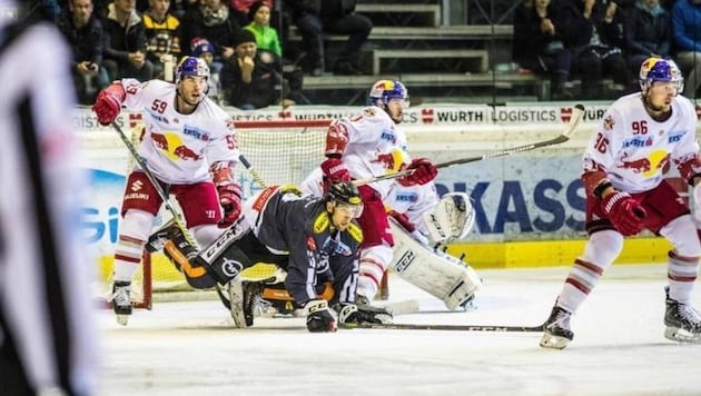 Julien Brouillette (links) und Daniel Jakubitzka in Dornbirn (Bild: SEPA.Media)