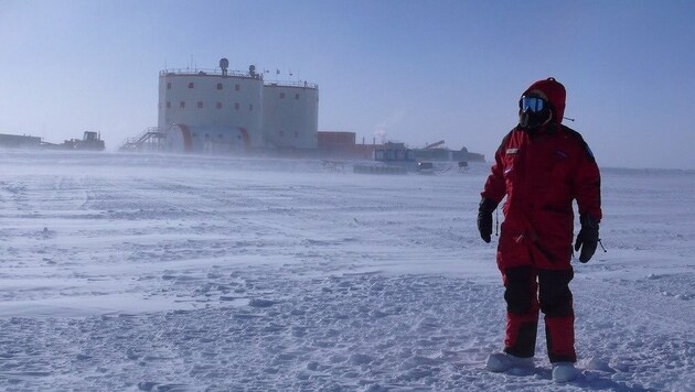 Eiseskälte bis zu minus 80 Grad warten auf die Crew um Carmen Possnig. (Bild: Busettini)