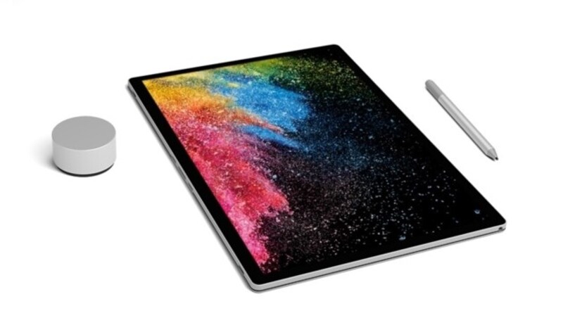 Mit Stift und Drehregler eignet sich das Surface Book 2 auch für Kreative. (Bild: Microsoft)