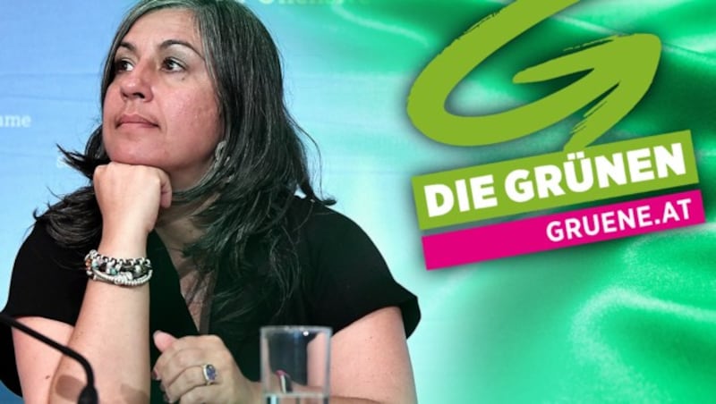 Wiens Vizebürgermeisterin und Verkehrsstadträtin Maria Vassilakou (Grüne) (Bild: APA, Grüne, krone.at-Grafik)