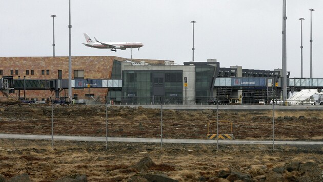 Der isländische Flughafen Keflavik (Bild: AFP)