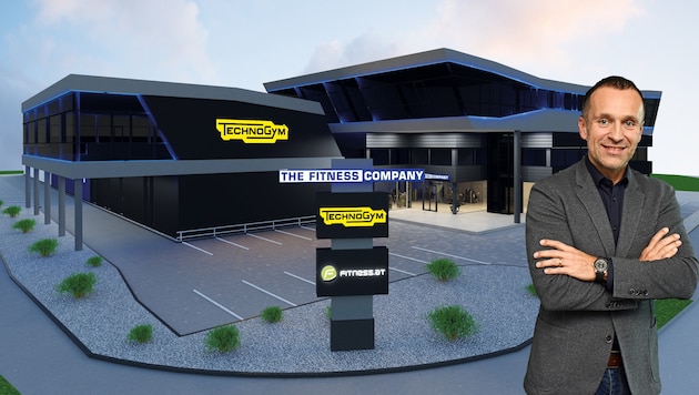 Fitnesscompany-Chef Gottfried Wurpes baut die Leondinger Firmenzentrale auf 8.500 Quadratmeter aus. (Bild: Wenzel, Fitnesscompany)