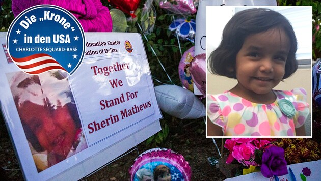 Musste Sherin Mathews sterben, weil sie ihre Milch nicht trinken wollte? (Bild: facebook.com, AP)