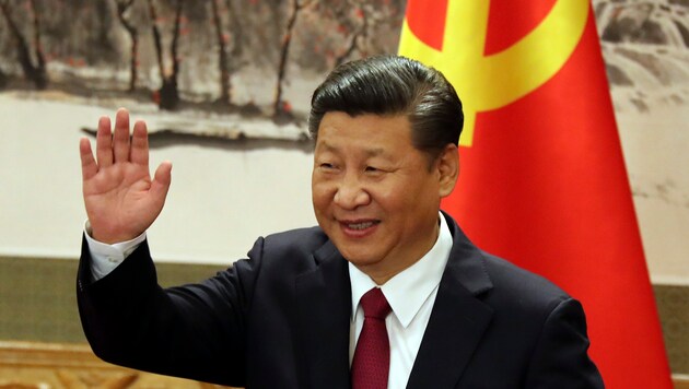 Chinas Staats- und Parteichef Xi Jinping (Bild: AP)