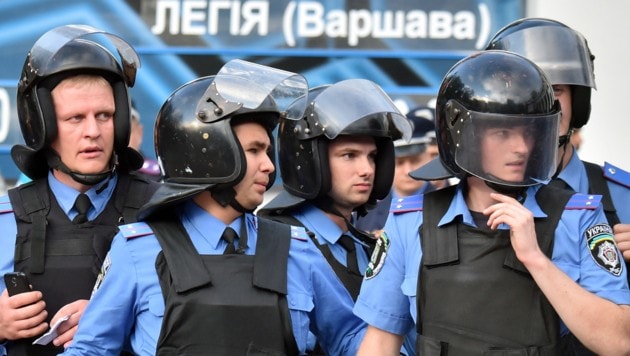 Polizeieinsatz in Kiew (Bild: AFP)