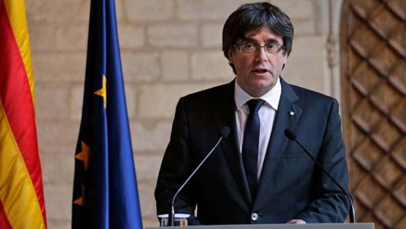 Carles Puigdemont (Bild: AP)