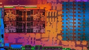 Ein Ryzen-Prozessor von AMD in der Nahaufnahme