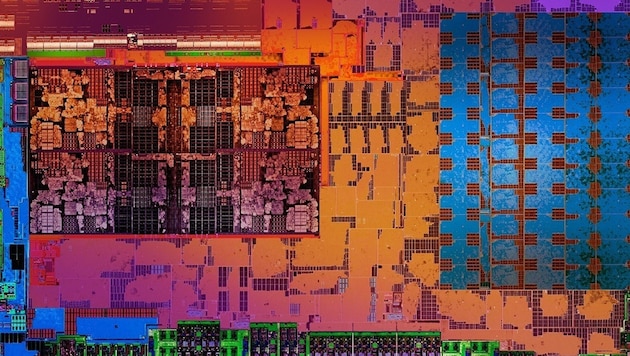 Ein Ryzen-Prozessor von AMD in der Nahaufnahme
