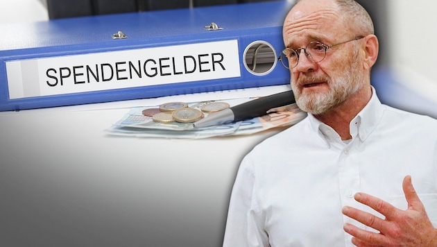 Unterstützer Willi Hemetsberger weist die Vorwürfe zurück. (Bild: Martin A. Jöchl, stock.adobe.com, krone.at-Grafik)
