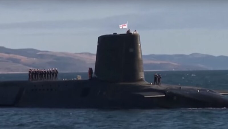 Die Crew des Atom-U-Boots "HMS Vigilant" sorgte für einen handfesten Drogen- und Sexskandal. (Bild: YouTube.com)