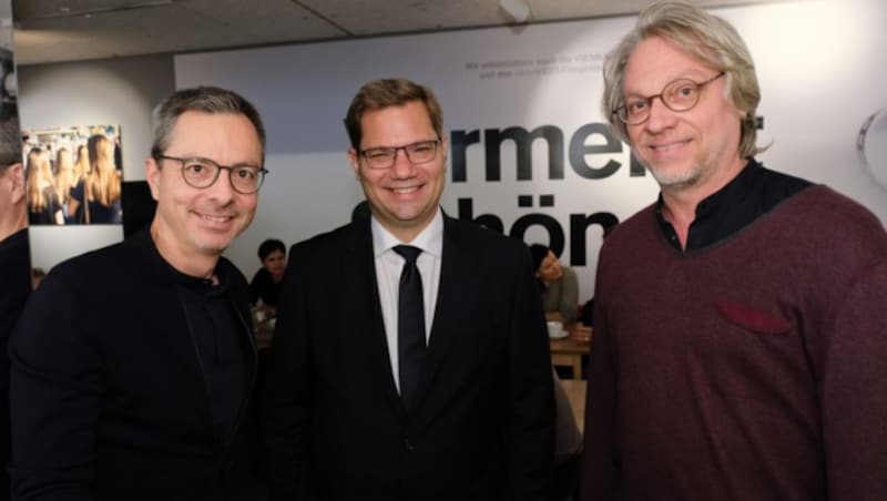 Peter Hörlezeder, Sascha Berndl und Ivo-Kobald (v.l.) (Bild: © Breneis/INFOSCREEN)