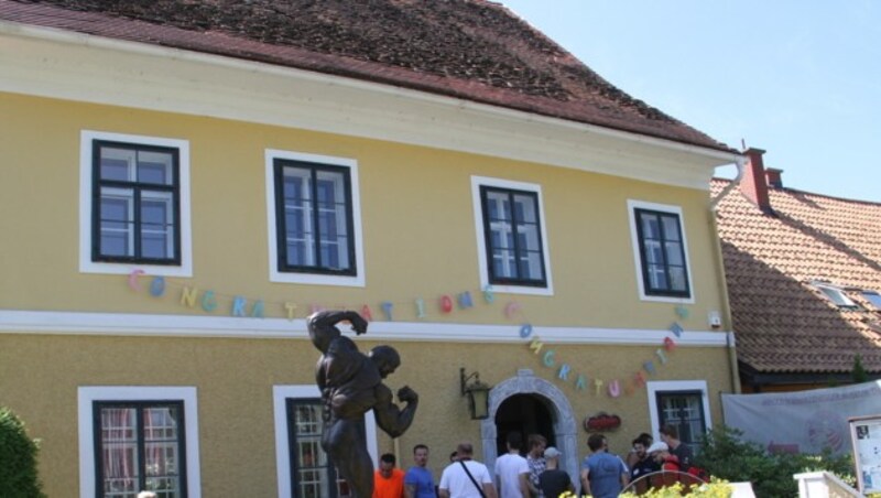 Arnold Schwarzeneggers Geburtshaus steht in Thal bei Graz. (Bild: Christian Jauschowetz)