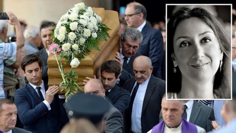 Daphne Caruana Galizia wurde 53 Jahre alt. (Bild: AFP)