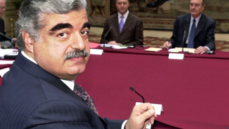 Der 2005 ermordete Rafik Hariri (Bild: AFP PHOTO REUTERS POOL XAVIER LHOSPICE)