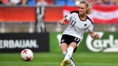 Sarah Puntigam, hier im ÖFB-Teamdress (Bild: GEPA)