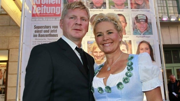 Mit Claudia und Stefan Effenberg kommt ein echtes Glamour-Paar zur "Krone"-Sport Gala. (Bild: Gerhard Gradwohl)