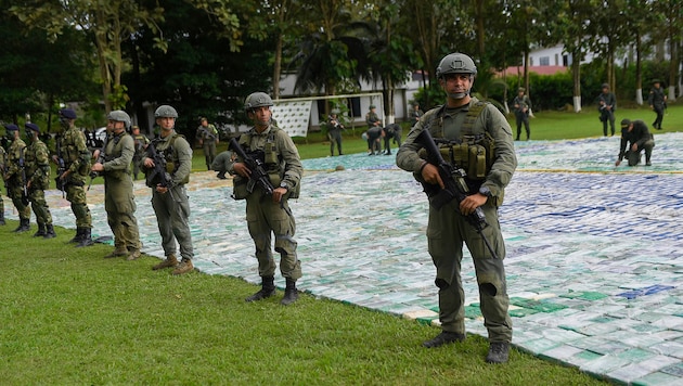 Drogenfund in Kolumbien (Archivbild) (Bild: APA/AFP/Colombian Presidency/HO)