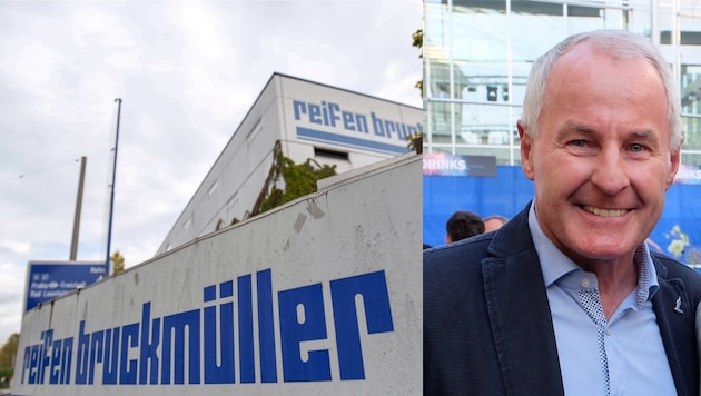 Othmar Bruckmüller reichte heute für vier Gesellschaften der Firmengruppe Insolvenzanträge ein. (Bild: Markus Wenzel, Chris Koller)