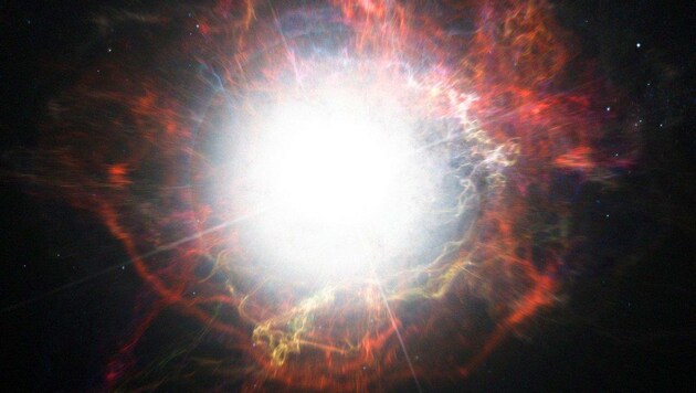 Künstlerische Illustration einer Supernova (Bild: ESO/M. Kornmesser)