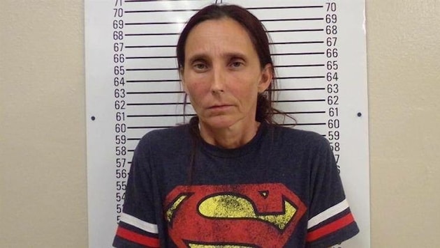 Patricia Spann (44) heiratete ihren Sohn und dann ihre Tochter (Bild: Stephens County Jail)