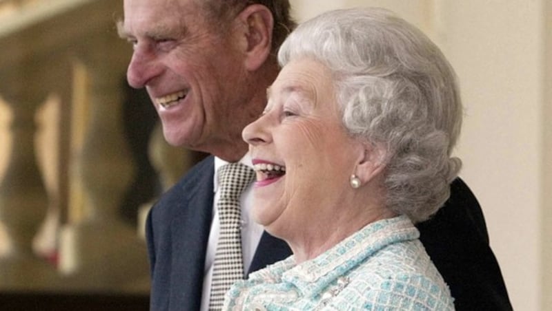 Queen Elizabeth mit Prinz Philip (Bild: AFP)