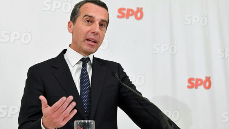 Christian Kern, SPÖ (Bild: APA/HELMUT FOHRINGER)