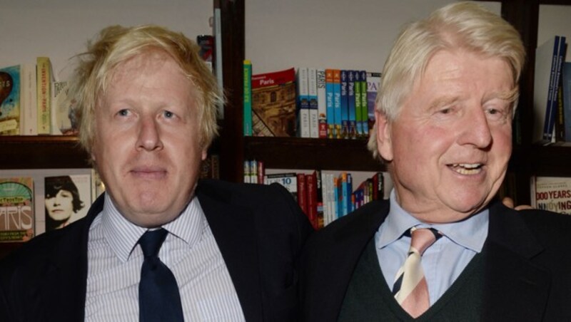 Boris Johnson mit seinem Vater (Bild: www.PPS.at)