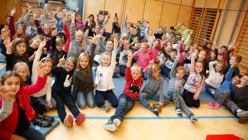 "Das war ein lustiger Tag! Danke!" (Bild: Uta Rojsek-Wiedergut)