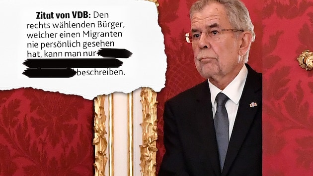 Verwirrung um Van der Bellens vertrauliche Gespräche mit EU-Diplomaten über Türkis-Blau (Bild: APA/HANS KLAUS TECHT, "Krone", krone.at-Grafik)